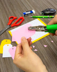 Premium Single Hole Paper Punch w/ Cushion Grip
