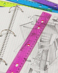 Jeweltones Color Ruler 12" (30cm) (4/Pack)
