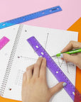 Jeweltones Color Ruler 12" (30cm) (4/Pack)