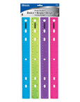 Jeweltones Color Ruler 12" (30cm) (4/Pack)