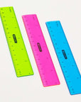 Plastic Ruler 6" (15cm) (3/Pack)