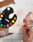Watercolor w/ Brush 12 Ct.