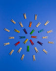 Mini Colored Clothes Pin (50/Pack)