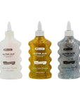 Glitter Glue Iridescent/Silver/Gold Color 6.76 Oz. (200 mL)