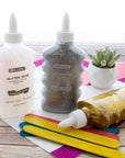 Glitter Glue Iridescent/Silver/Gold Color 6.76 Oz. (200 mL)
