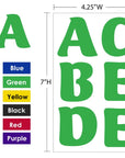 Alphabet & Number 2" Classic Color (10 SHEETS)