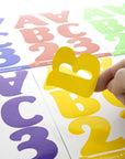 Alphabet & Number 2" Classic Color (10 SHEETS)