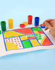 Poster Paint w/ Brush 4 Color 18ml