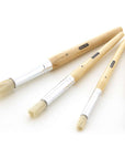 Paint Stencil Brush Round Natural Bristle (4/Pack)