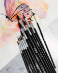 Paint Brush Round Natural Hair (12/Pack)