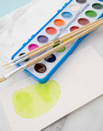 Paint Brush Flat Natural Bristle (9/Pack)