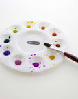 Mixing Palette Paint Mixing Tray Round (10)