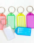 Key Tags with Holder & Label Window (6/Pack)