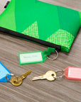 Key Tags with Holder & Label Window (6/Pack)