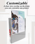 Binder View 1" Grey 3-Ring w/ 2-Pockets