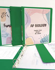 Binder View 1" Green 3-Ring w/ 2-Pockets