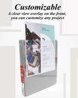 Binder View 1.5" Grey 3-Ring w/2-Pockets