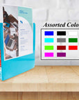 Binder View 1.5" Cyan 3-Ring w/ 2-Pockets