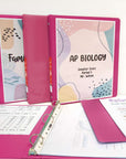 Binder View 1.5" Fuchsia 3-Ring w/ 2-Pockets