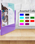 Binder View 1.5" Purple 3-Ring w/ 2-Pockets