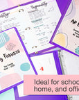 Binder View 1.5" Purple 3-Ring w/ 2-Pockets