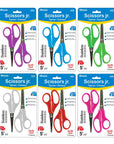 School Scissors 5" Blunt & Pointed Tip (2/Pack)