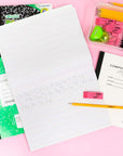 Writing Pad - Manuscript, 10.5"X 8"(50 Ct.)