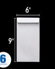 Self-Seal White Envelope 6" x 9" (6/Pack)