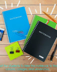 Notebook Spiral Poly Cover 5" X 7" 100 Ct.