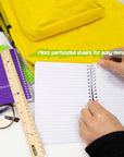 Notebook Spiral Poly Cover 5" X 7" 100 Ct.