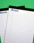 White Jr. Perforated Writing Pad 5" X 8" 50 Ct. (2/Pack)