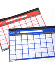 11" X 17" Undated 12-Month Desk Pad Calendar
