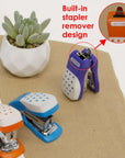Mini Standard Cushion Grip Stapler (26/6) w/ 500 Ct. Staples