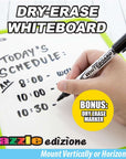 Dry Erase Board 8.5" X 11" w/ Marker - Asst. Color