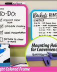 Dry Erase Board 8.5" X 11" w/ Marker - Asst. Color