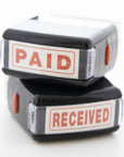 Paid Self Inking Rubber Stamp (Red Ink)
