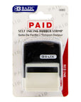 Paid Self Inking Rubber Stamp (Red Ink)
