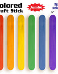 Jumbo Colored Craft Stick (50/Pack)
