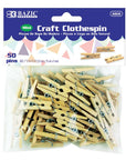 Mini Natural Clothes Pin (50/Pack)