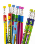 Wood Pencil w/ Eraser Reward & Incentive (8/Pack)