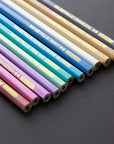12 Metallic Colored Pencils