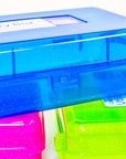 Pencil Case Multipurpose Utility Box - Glitter Bright Color