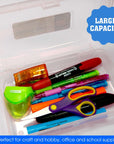 Pencil Case Multipurpose Utility Box - Clear