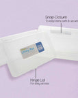 Pencil Case Multipurpose Utility Box - Clear