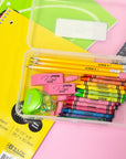 Pencil Case Multipurpose Utility Box - Basix Clear