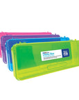 Pencil Case Multipurpose Utility Box Ruler Length - Bright Color