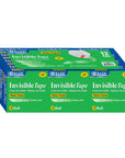 Invisible Tape Refill 3/4" X 1296" (12/Pack)