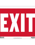 9" X 12" Exit Sign