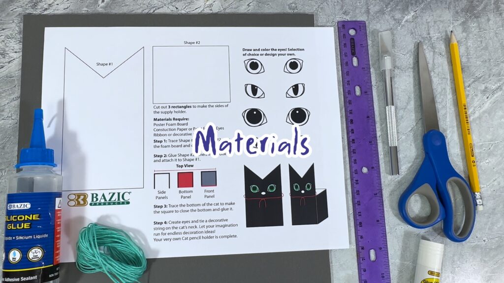 Halloween Cat Box DIY