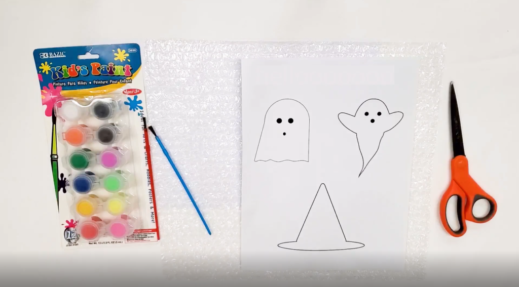 DIY Bubble Wrap Halloween Craft